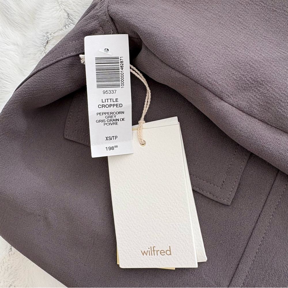 Wilfred Peppercorn Grey Cropped Blazer - Picture 3 of 3
